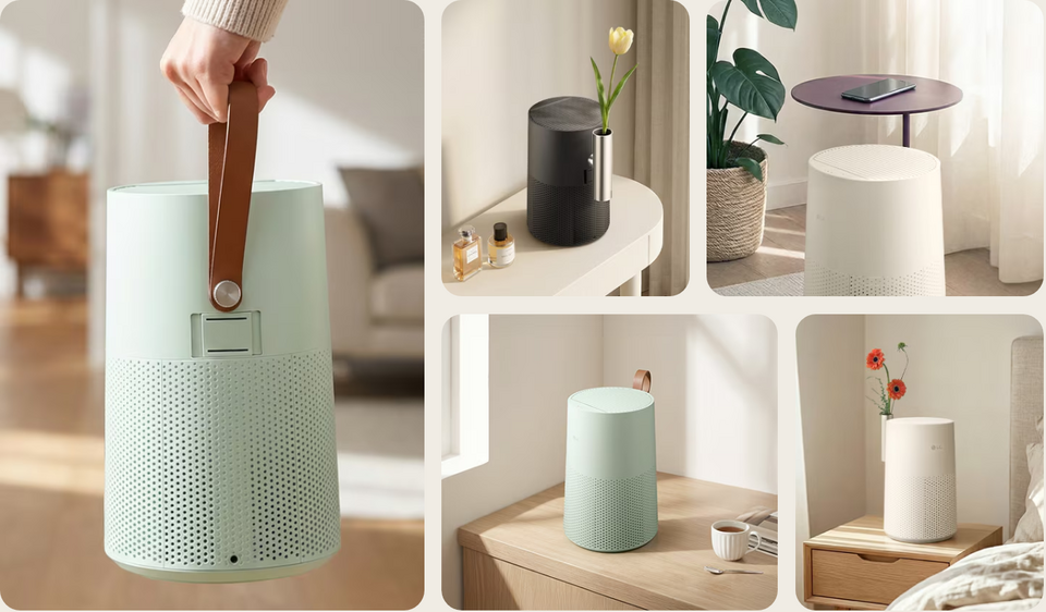 LG PuriCare AeroMini: Máy Lọc Khí Nhỏ Gọn Với Năng Lực Lọc Bụi Tối Ưu