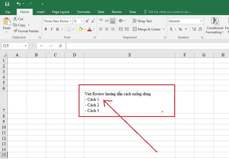 Cách xuống dòng trong Excel như thế nào? Cách xuống dòng trong Excel như thế nào?