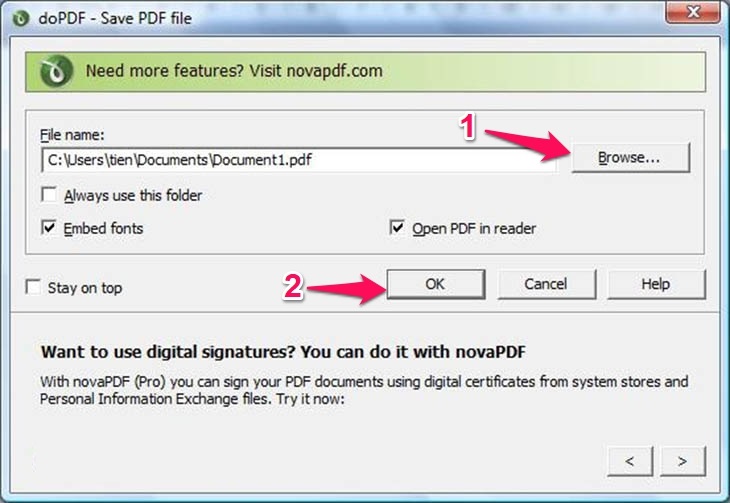 Hướng Dẫn Chuyển Đổi Tài Liệu Word Sang PDF Đúng Cách 2 Chuyển word sang pdf bằng doPDF