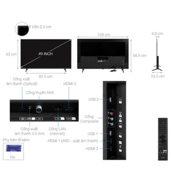 Tivi Vsmart 4K 49 inch 49KE8100