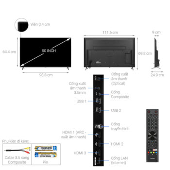 TV Vsmart 50 Inch -50KD6800