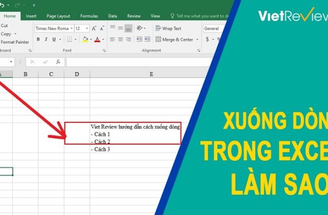 Cách Thực Hiện Xuống Dòng Trong Excel Để Tối Ưu Hóa Bảng Tính
