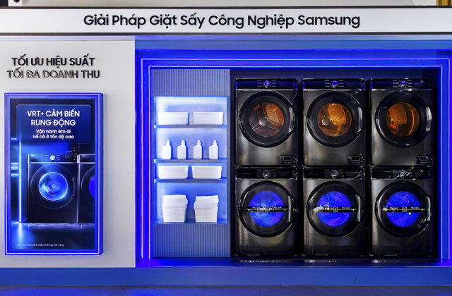 Giải Pháp Giặt Sấy Công Nghiệp Mới Từ Samsung Tại Việt Nam