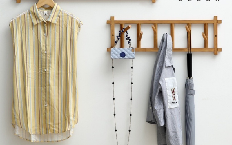 Hướng Dẫn Chọn Mua Cây Phơi Đồ Phù Hợp Để Tiết Kiệm Không Gian 8 Giá treo quần áo gắn tường